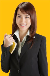 image of woman holding book